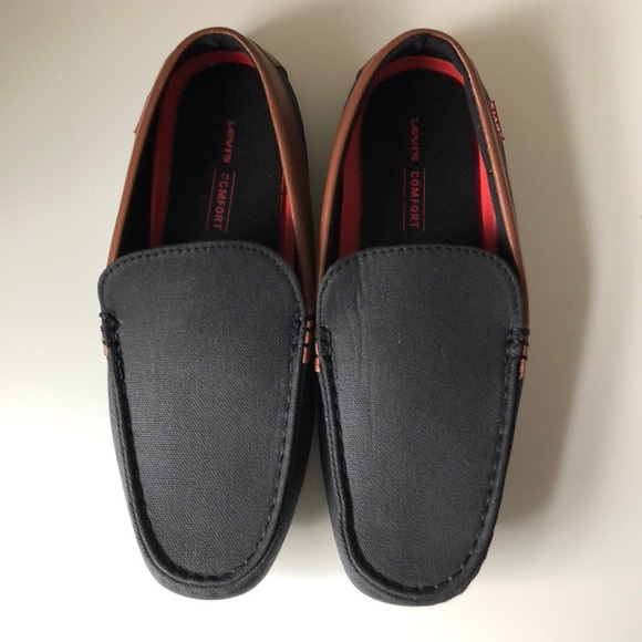 Levi's Other - NEW Levi’s Comfort Navy Canvas Loafer Shoe